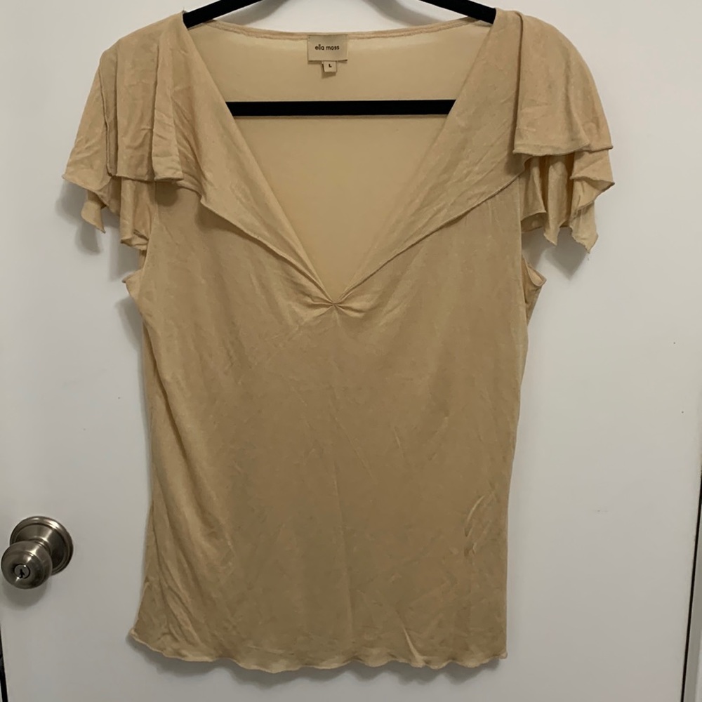 Ella Moss soft rayon top size L in good condition